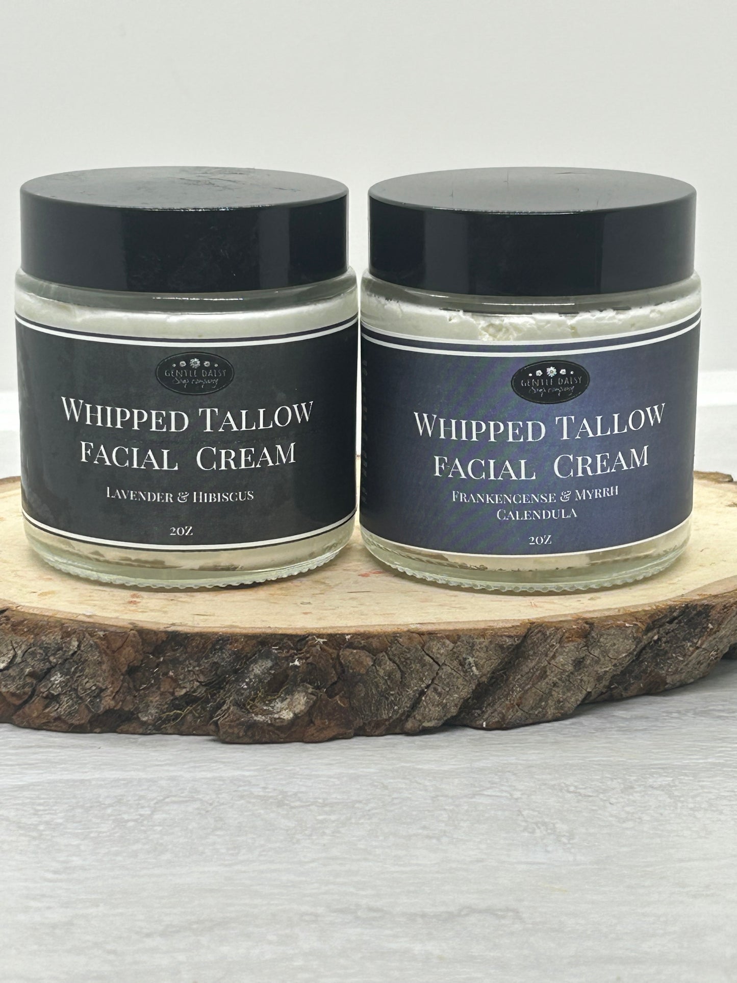 Whipped Tallow Facial Cream W/Lavender & Hibiscus