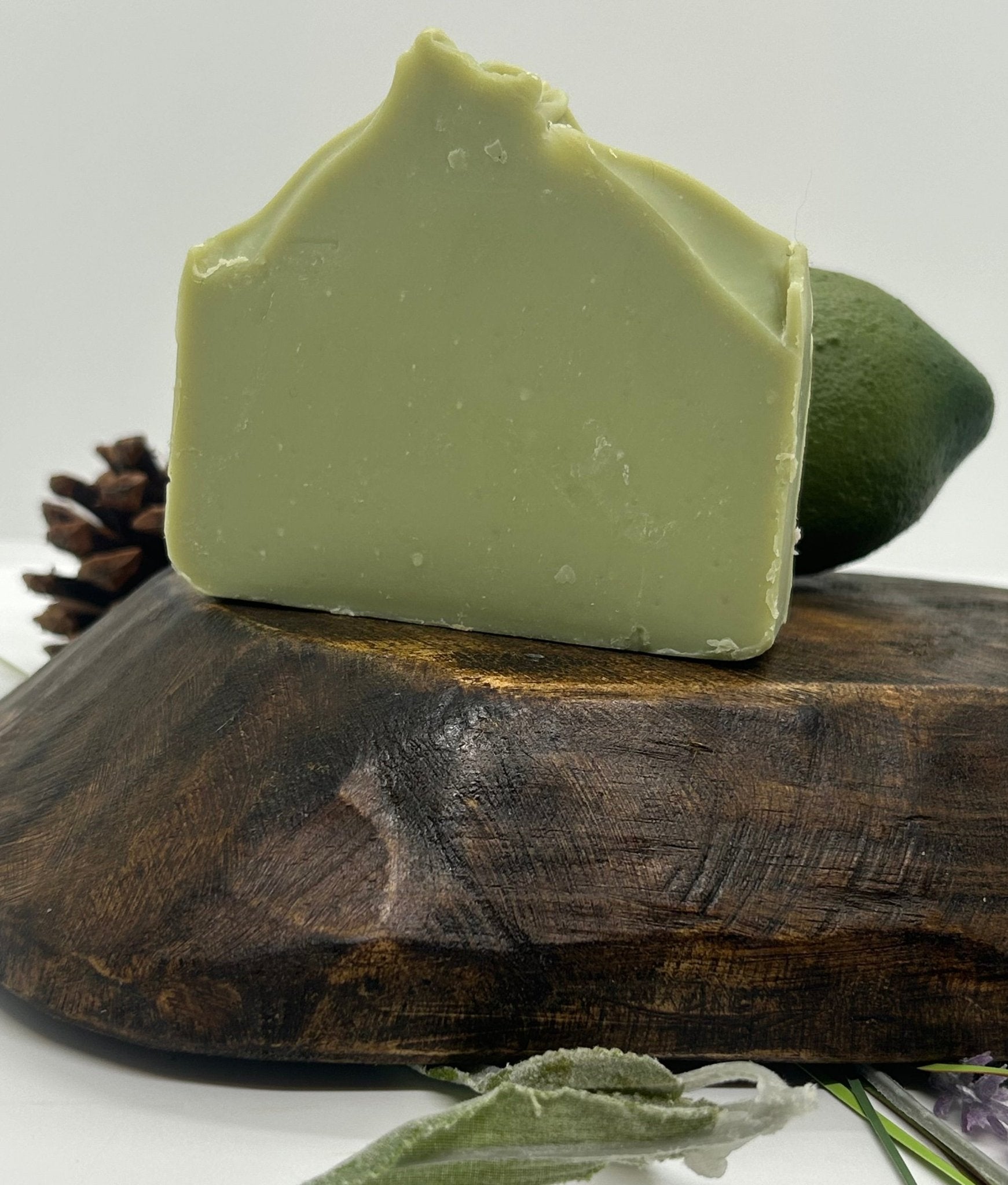 Bergamot & French Green Clay handmade  artisan Spa Soap - Gentle Daisy Soap Company LLC