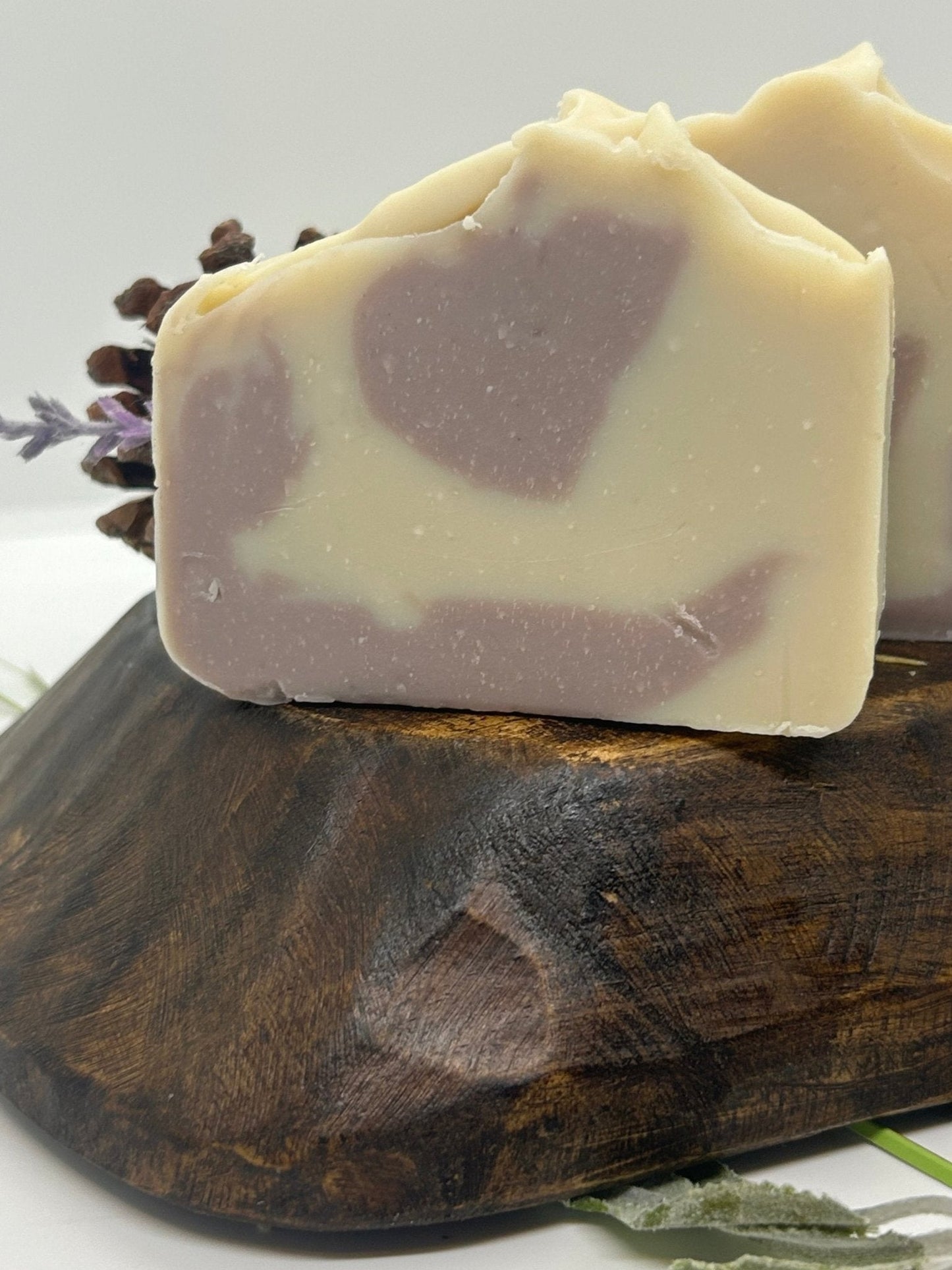 Lavender & Cedarwood Spa Soap w/purple Brazilian Clay - Gentle Daisy Soap Company LLC