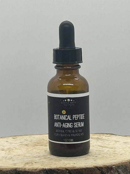 botanical serum in a glass dropper bottle