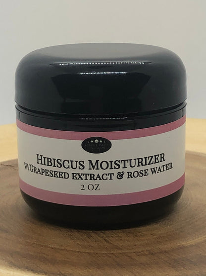 Hibiscus & Rose Moisturizer with Grape seed Extract - Gentle Daisy Soap Company LLC